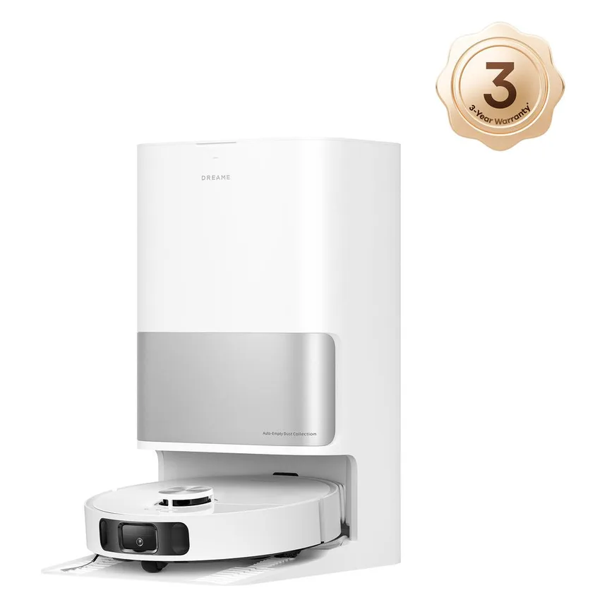 Dreame L10s Ultra Gen 2 robotstofzuiger in het witte basisstation