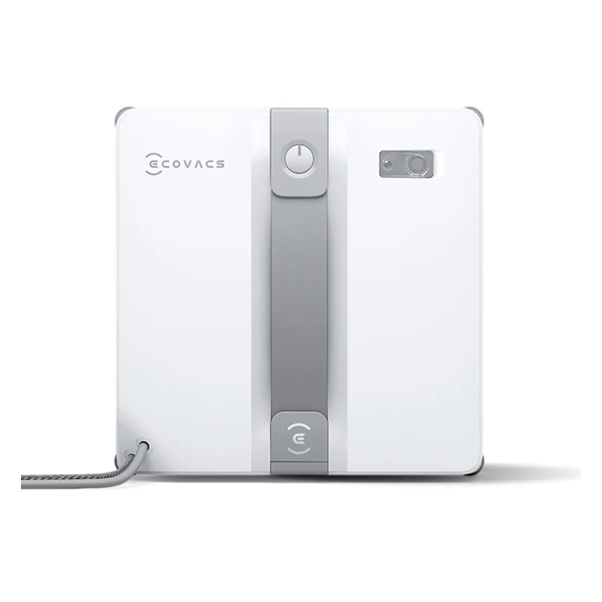 ECOVACS WINBOT MINI ruitenreinigingsrobot in wit en grijs met netsnoer