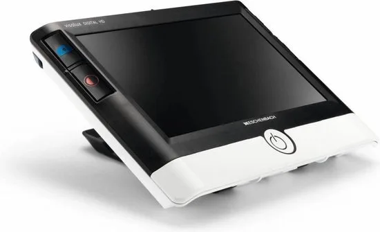 Eschenbach visolux DIGITAL HD beeldschermloep met 7-inch scherm in zwart en wit