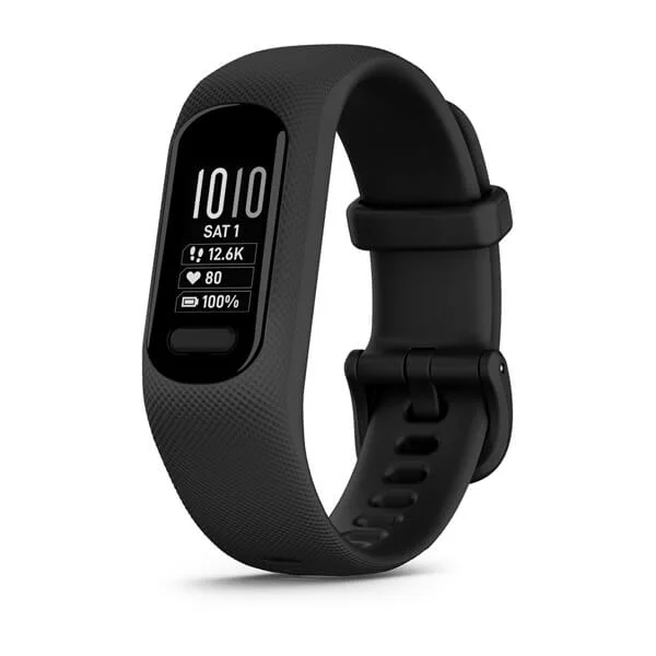 Garmin vívosmart 5 in zwart met siliconen band en smal scherm