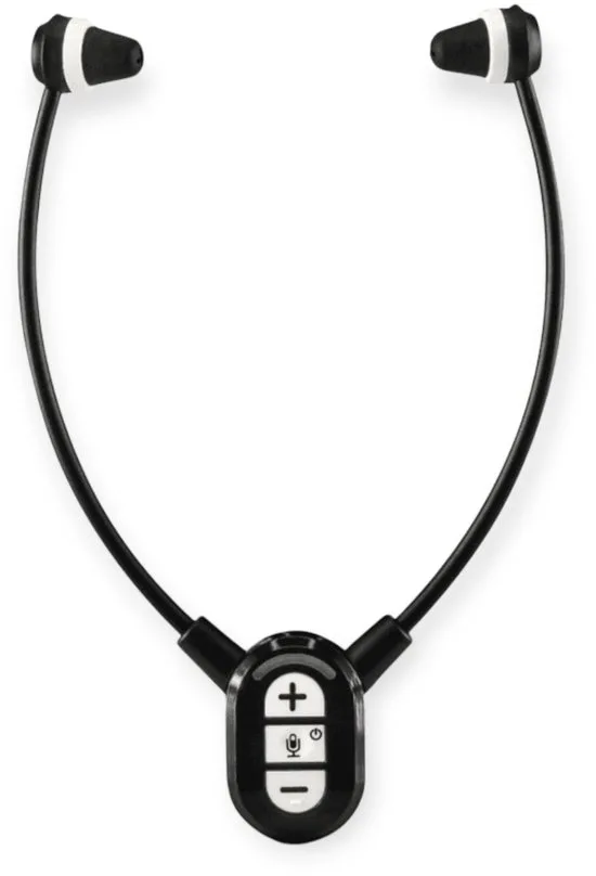 Geemarc CL7370 kinbeugel-headset met volume- en microfoonknoppen