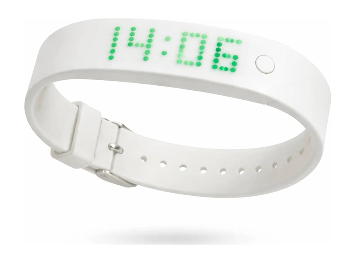 Geheugenhulp GHA-SMART witte herinneringshorloge met siliconen band