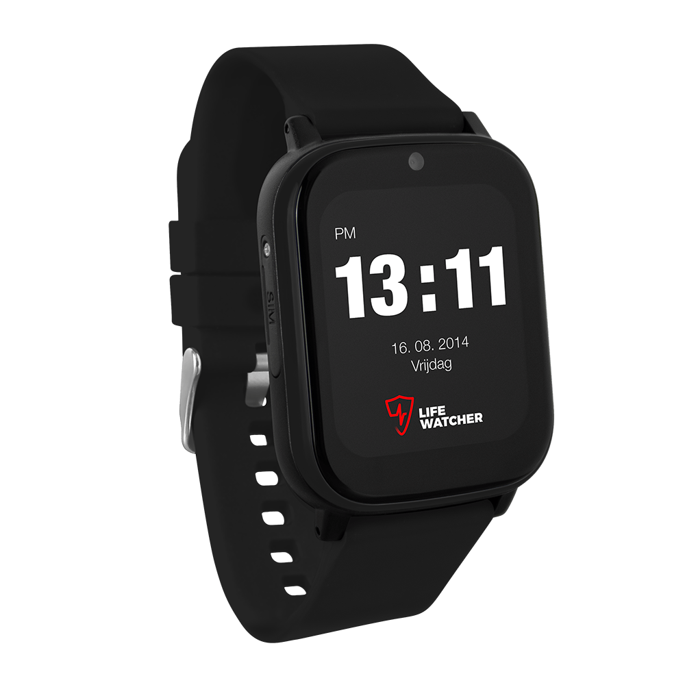 LifeWatcher Prime alarmhorloge met digitale wijzerplaat