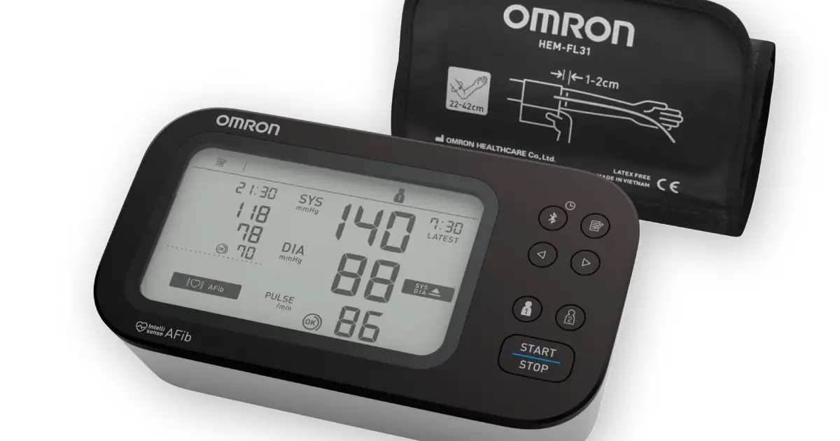 Omron M7 Intelli IT AFib bloeddrukmeter met manchet