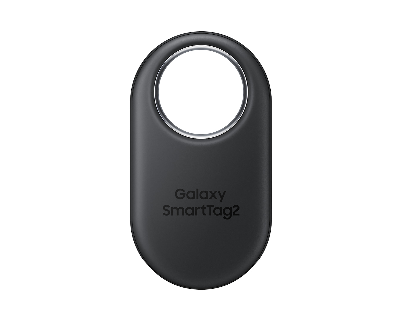 Samsung Galaxy SmartTag2 in zwart met metalen ring