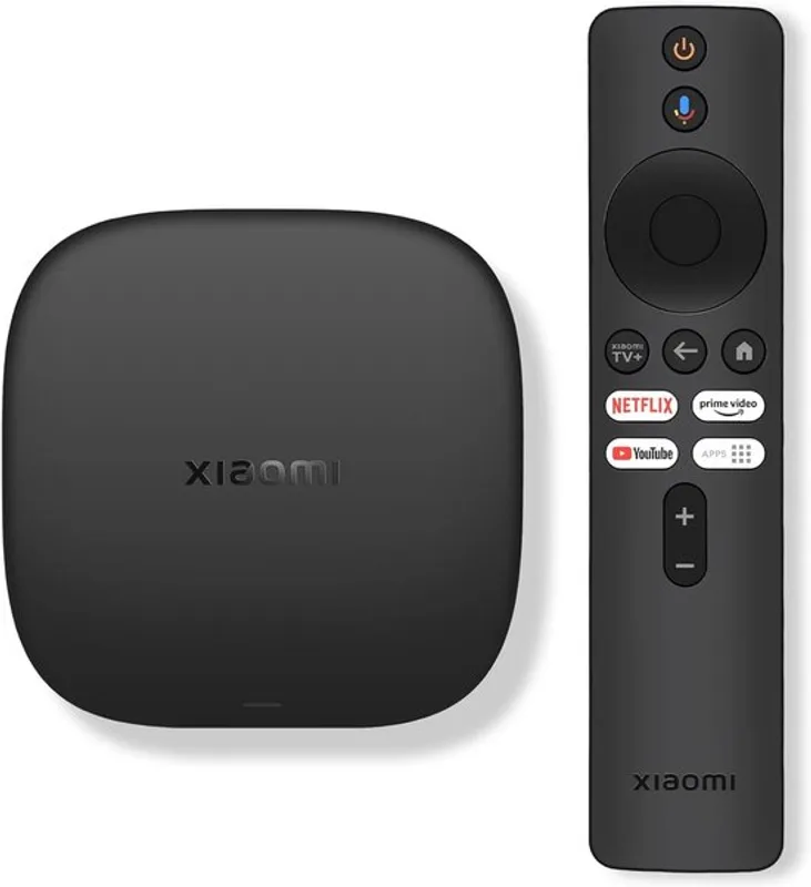 Xiaomi TV Box S (3e generatie) in zwart met afstandsbediening